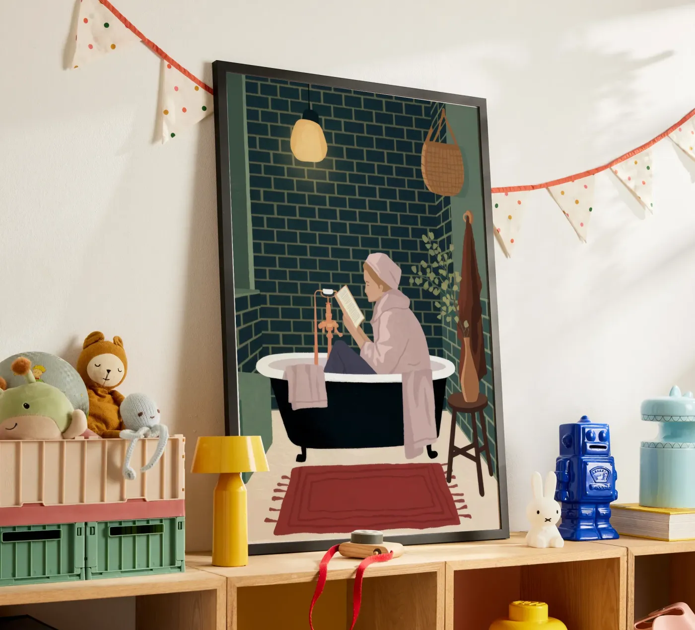 Luxurious Bath Time poster van Fine Sanctuary