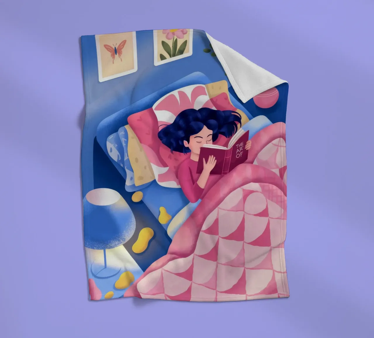 Fuga sognante per andare a letto coperta in pile da Fine Sanctuary