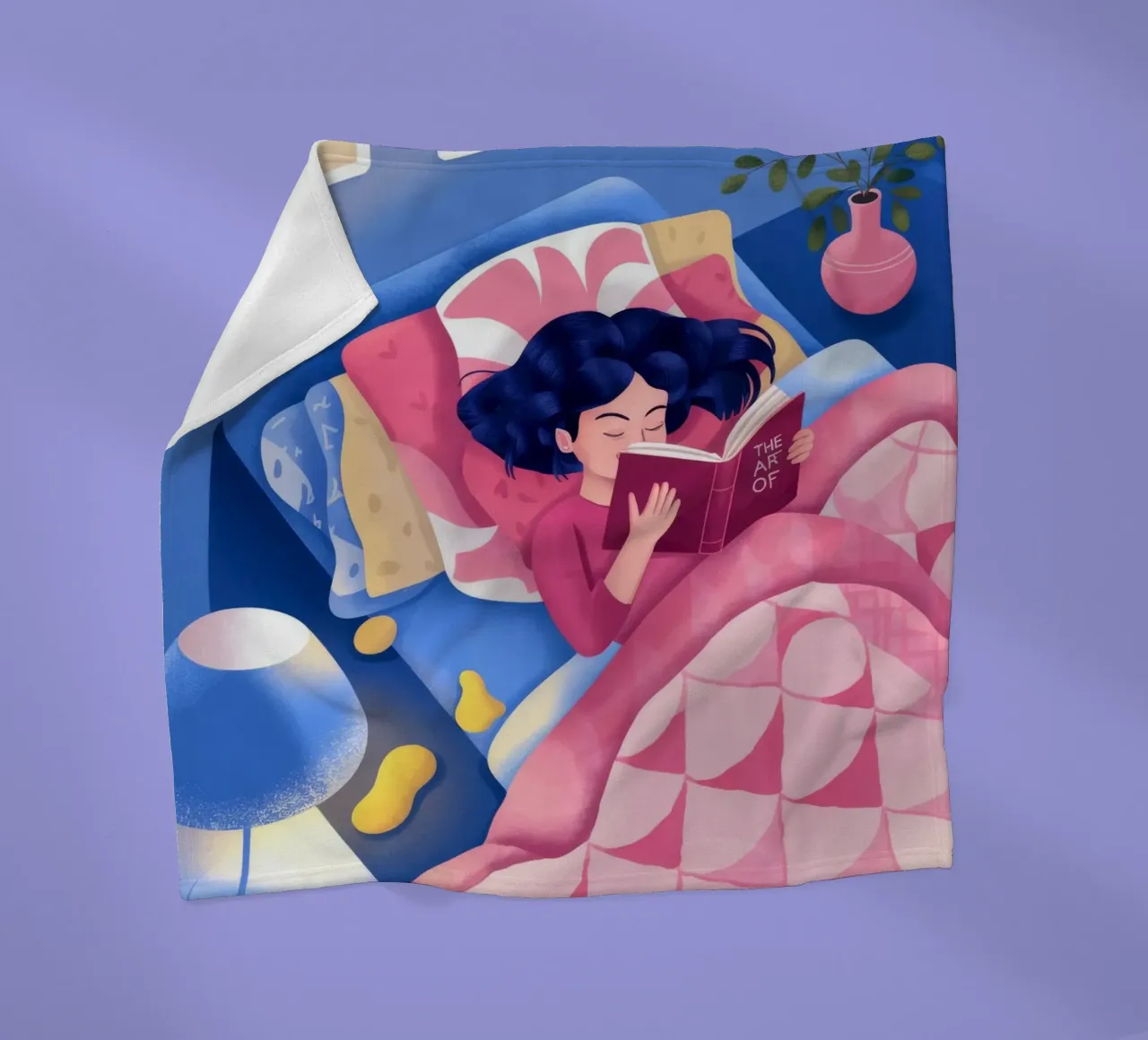 Fuga sognante per andare a letto coperta in pile da Fine Sanctuary