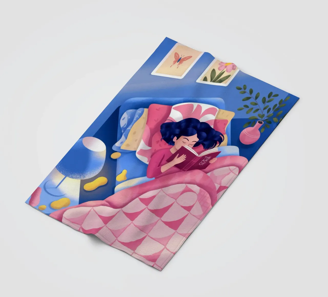 Fuga sognante per andare a letto coperta in pile da Fine Sanctuary