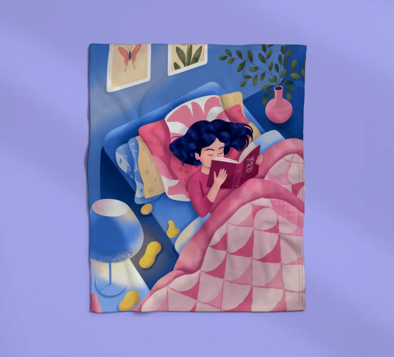 Fuga sognante per andare a letto coperta in pile da Fine Sanctuary