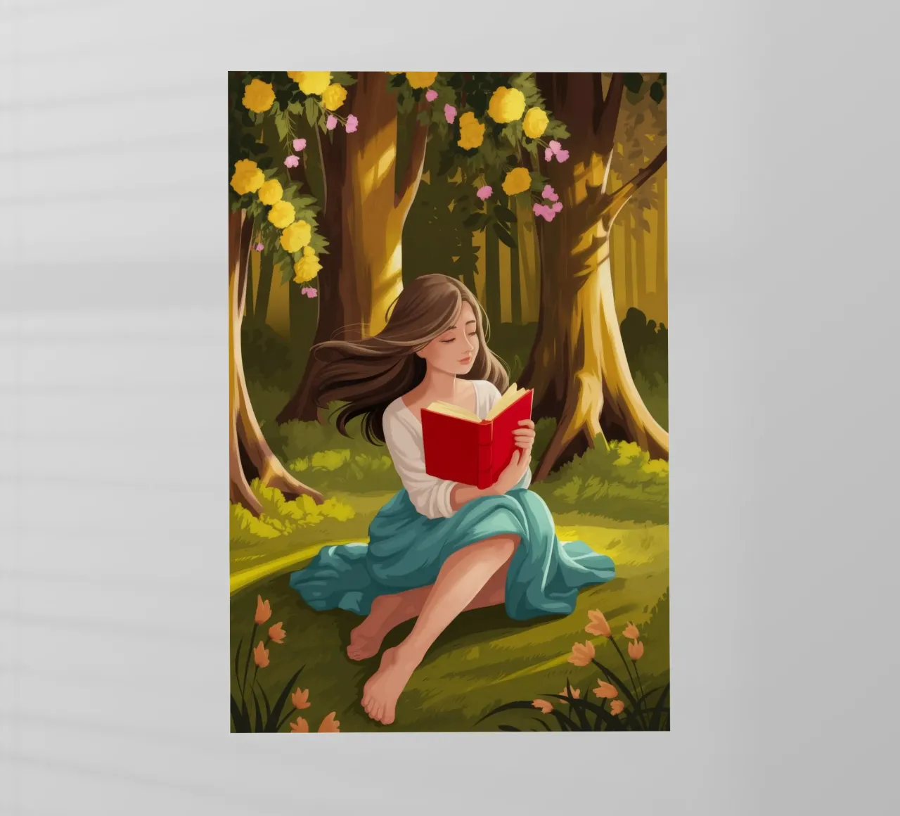 Lettura della foresta incantata pellicola backlit da Fine Sanctuary