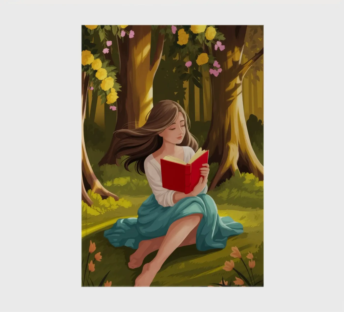 Lettura della foresta incantata quaderno da Fine Sanctuary