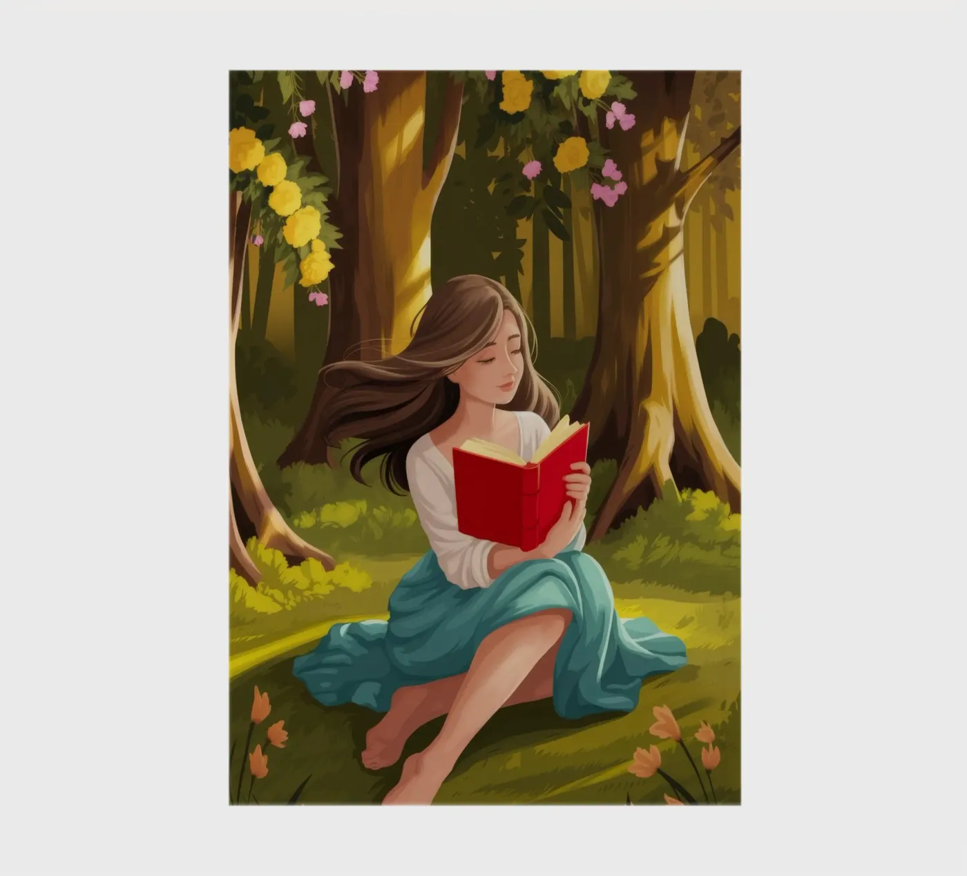 Lettura della foresta incantata quaderno da Fine Sanctuary