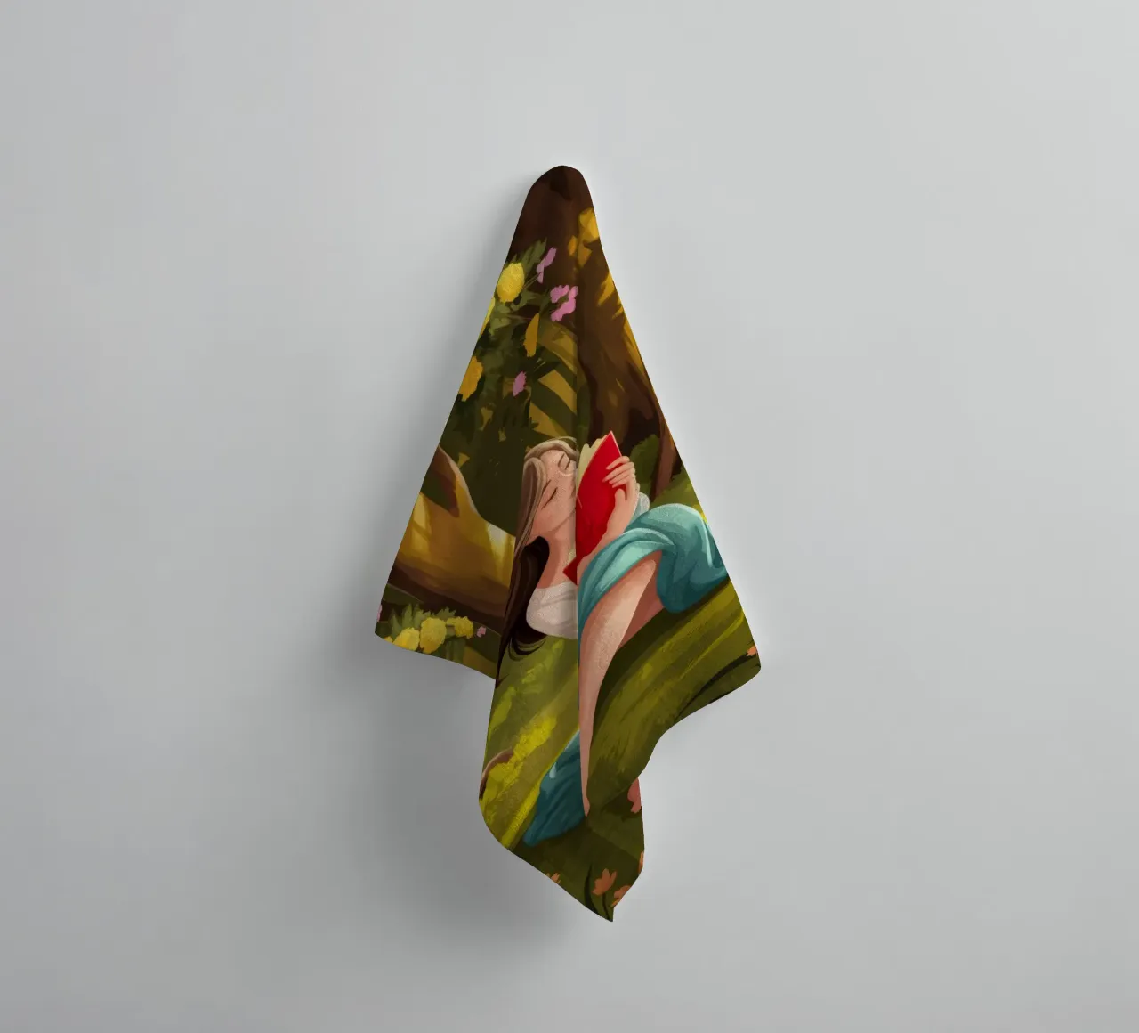 Enchanted Forest Reading towel by Fine Sanctuary