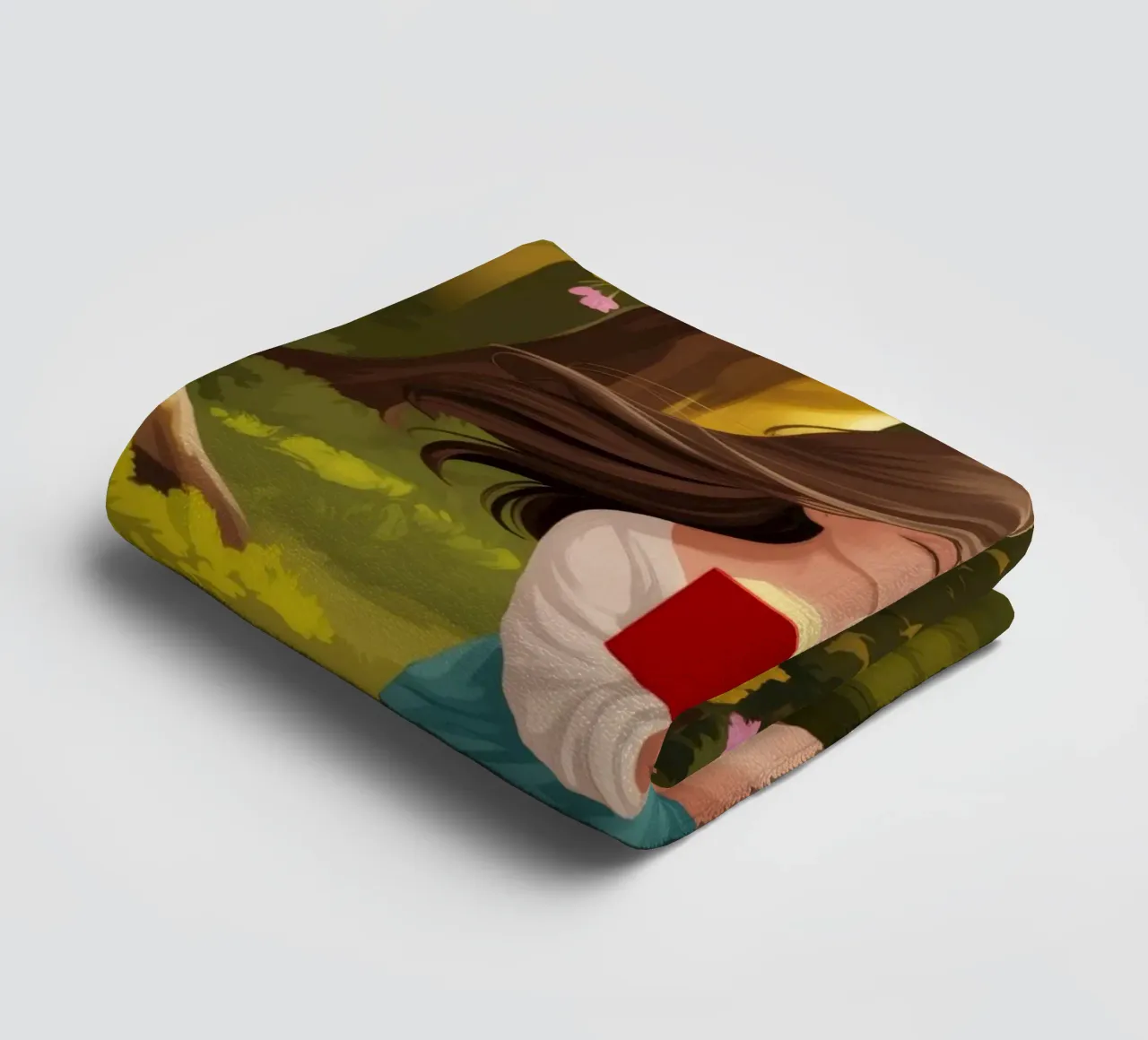 Enchanted Forest Reading towel by Fine Sanctuary