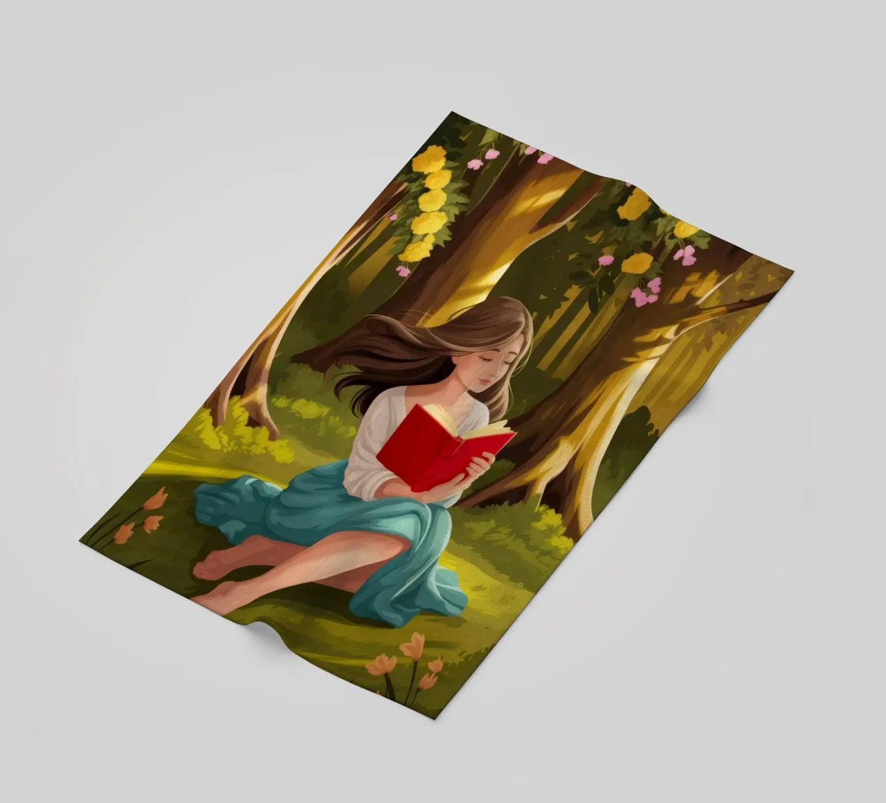 Enchanted Forest Reading telo mare da Fine Sanctuary