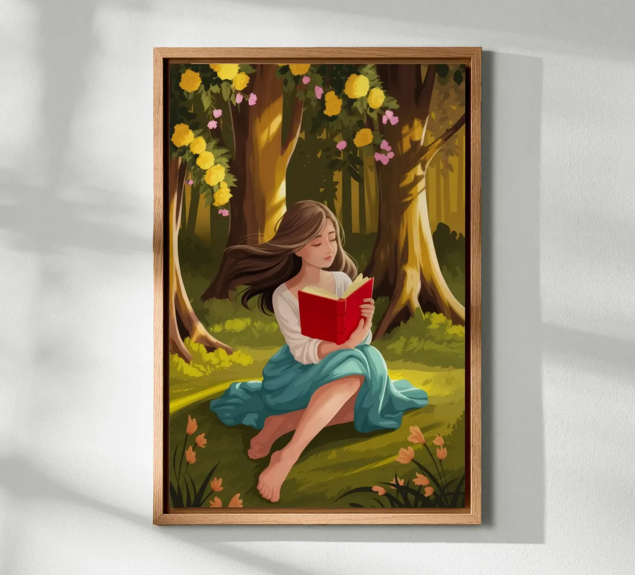 Enchanted Forest Reading forex plate by Fine Sanctuary