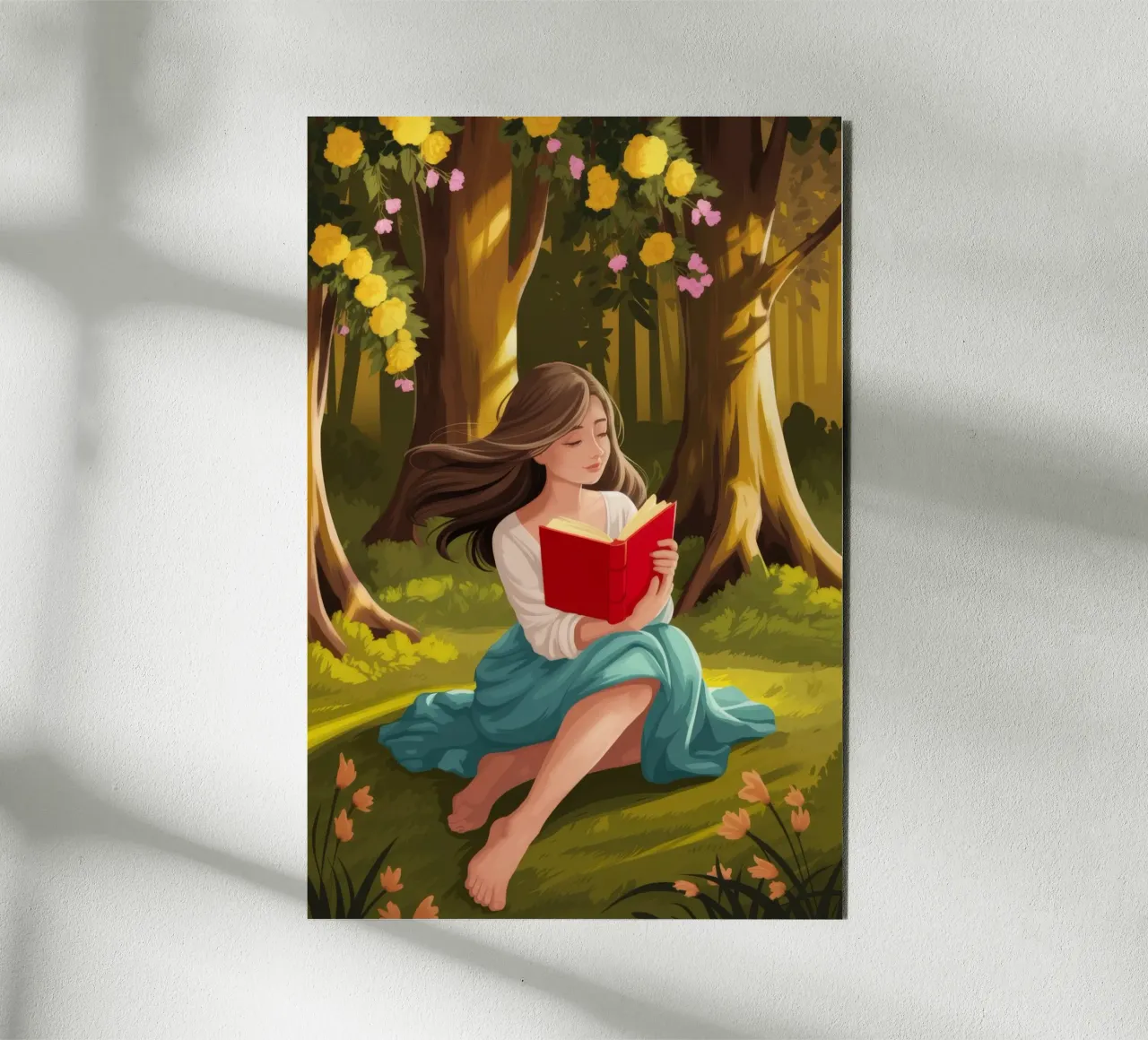 Enchanted Forest Reading forex plate by Fine Sanctuary