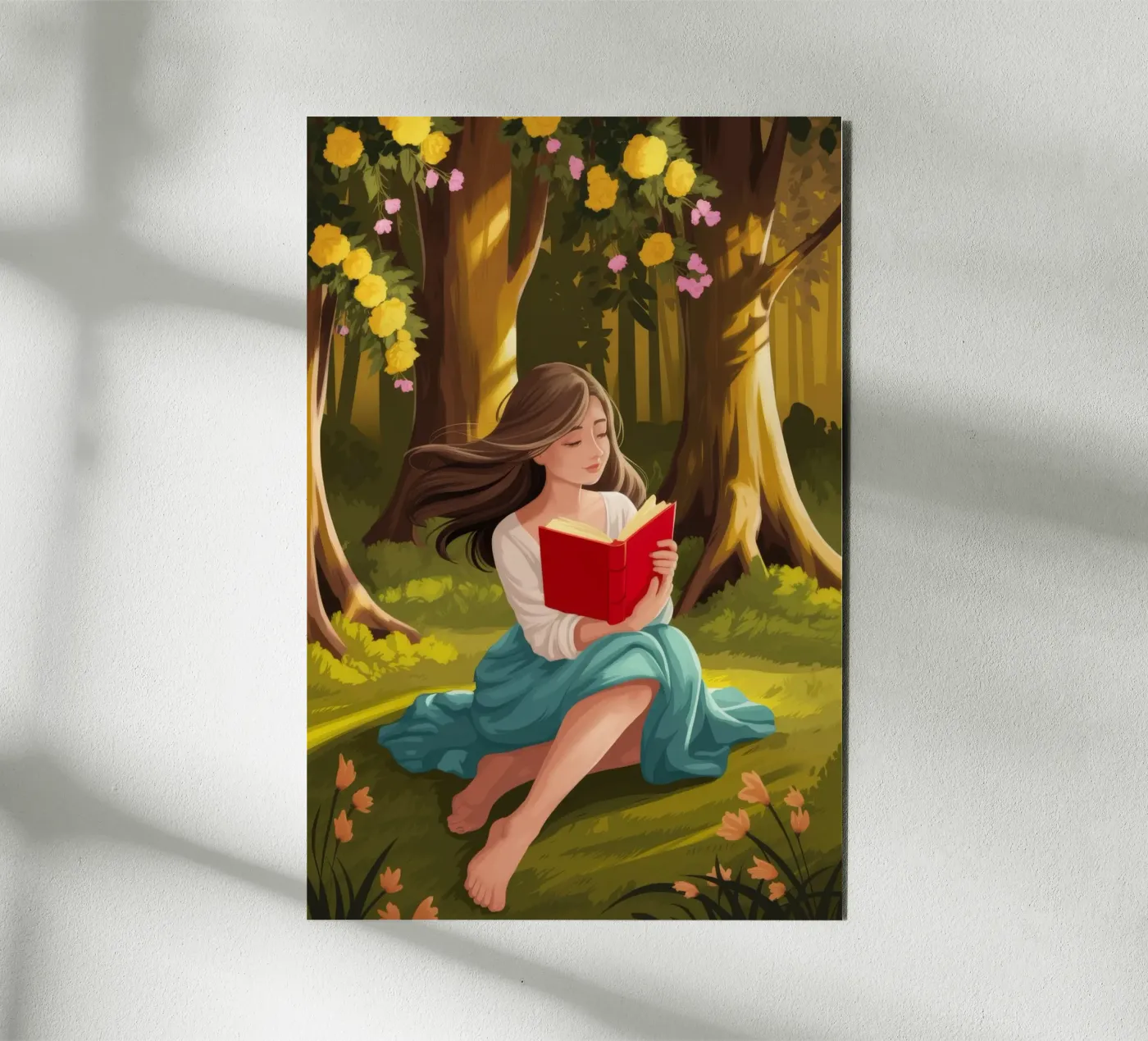 Enchanted Forest Reading Forex-Platte von Fine Sanctuary