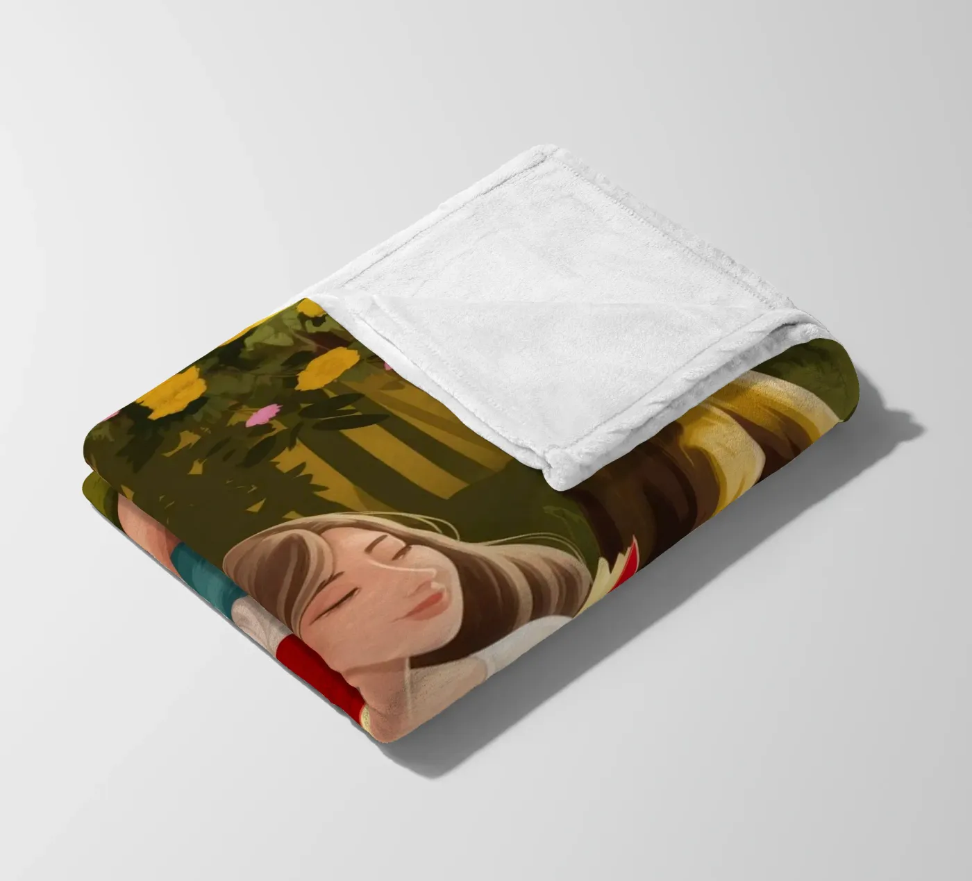 Enchanted Forest Lesen Fleecedecke von Fine Sanctuary