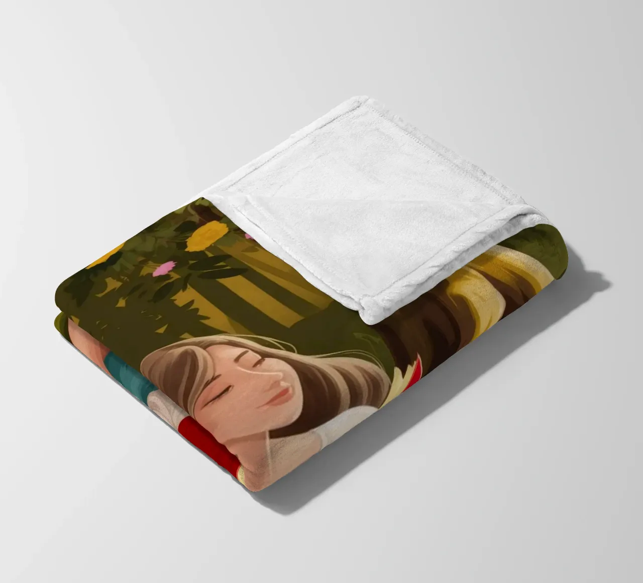 Enchanted Forest Reading Fleecedecke von Fine Sanctuary