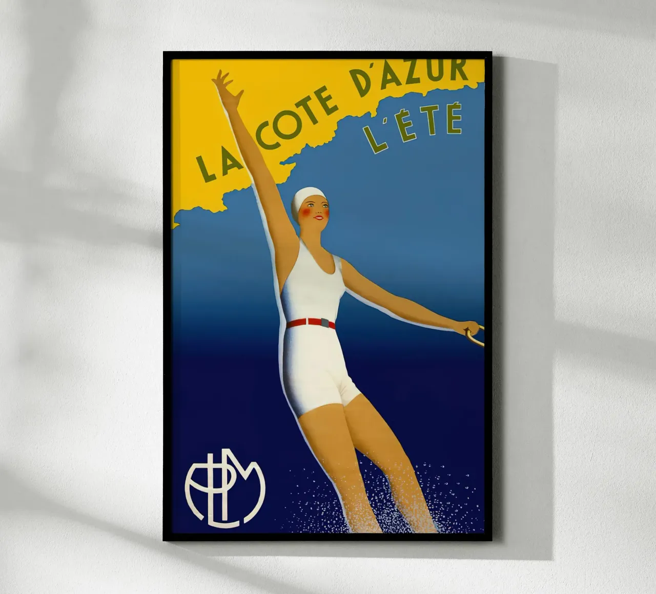 La Costa Azzurra in estate - Costa Azzurra poster da MIa_Dispath