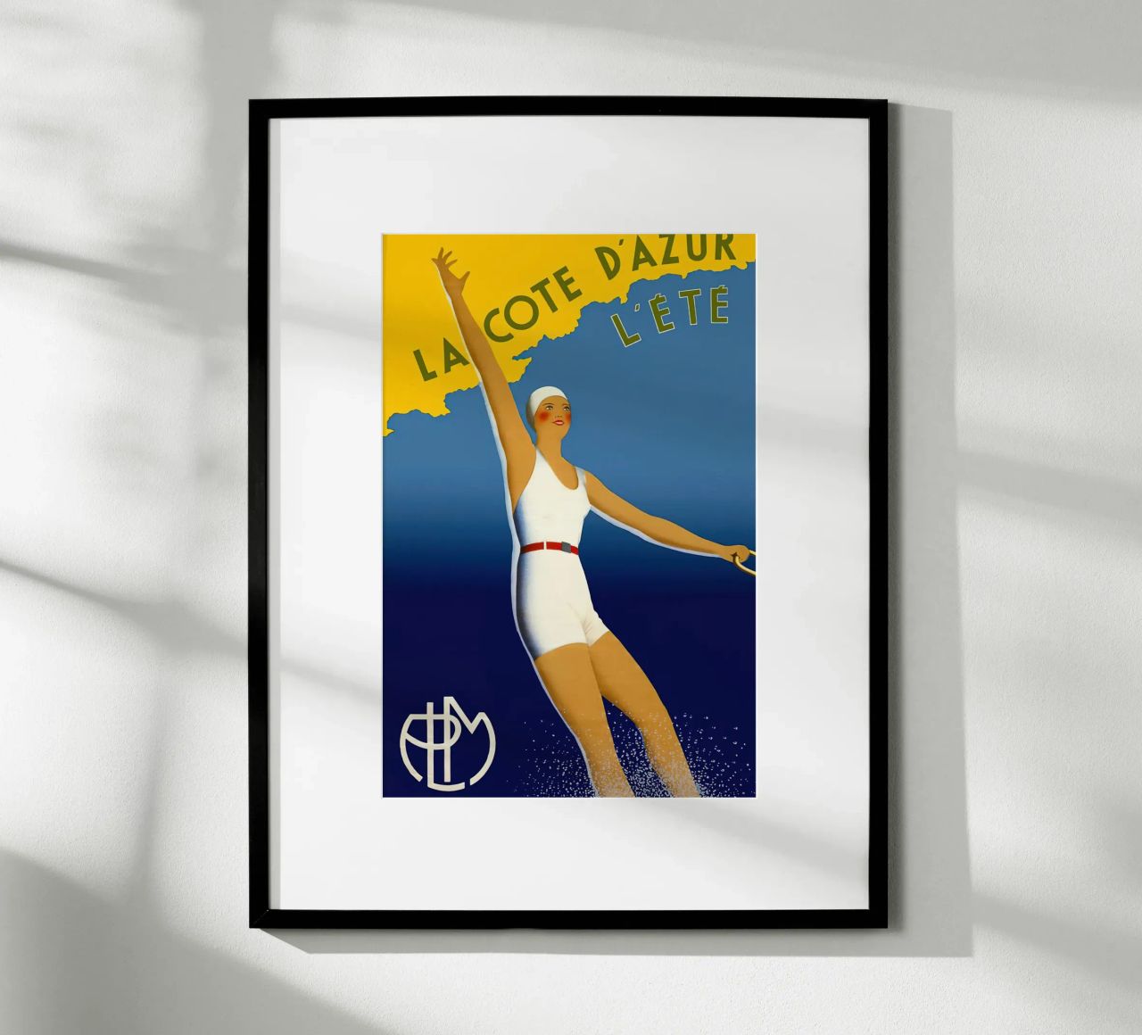The French Riviera in summer - French Riviera poster by MIa_Dispath