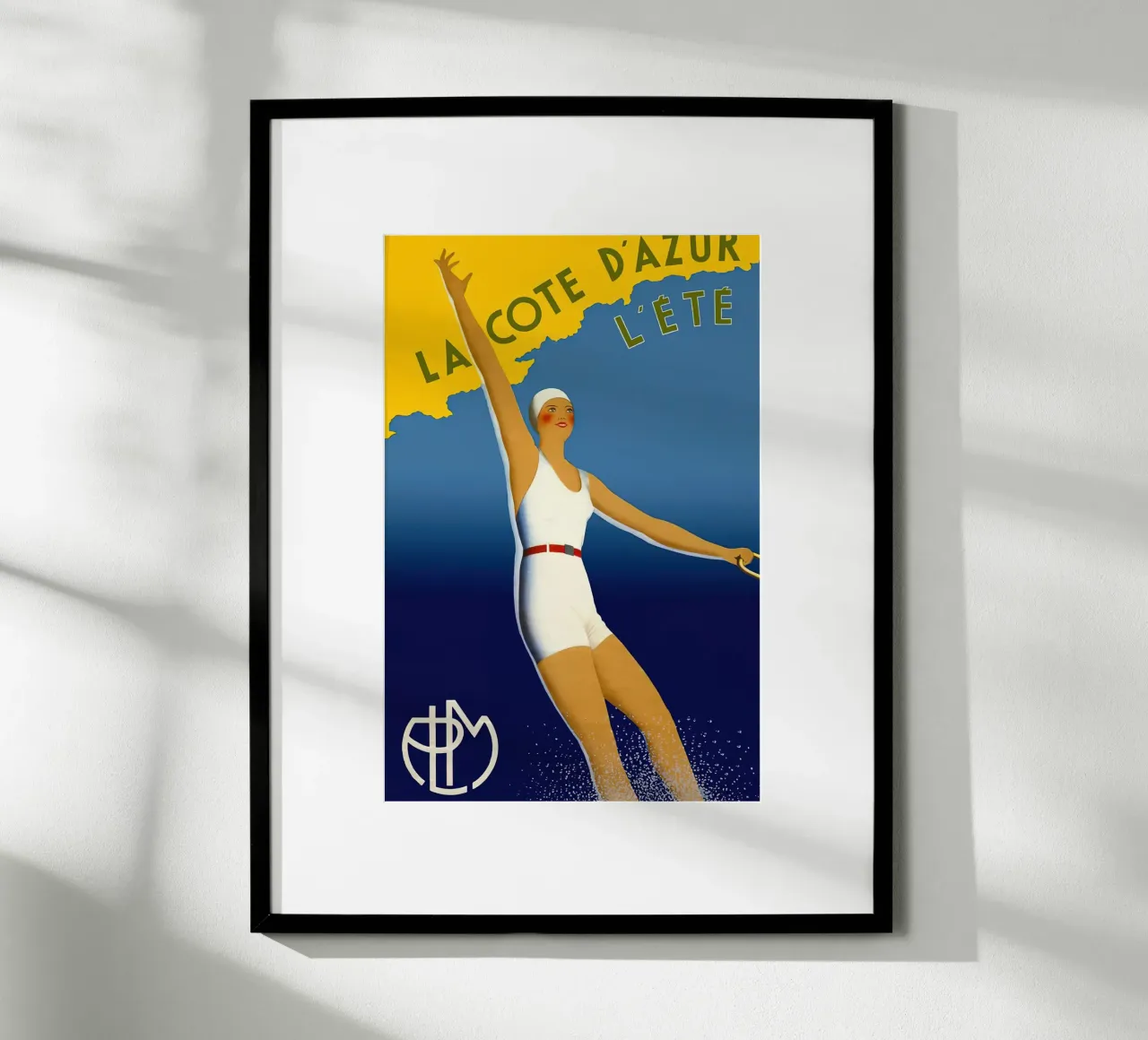 La Costa Azzurra in estate - Costa Azzurra poster da MIa_Dispath