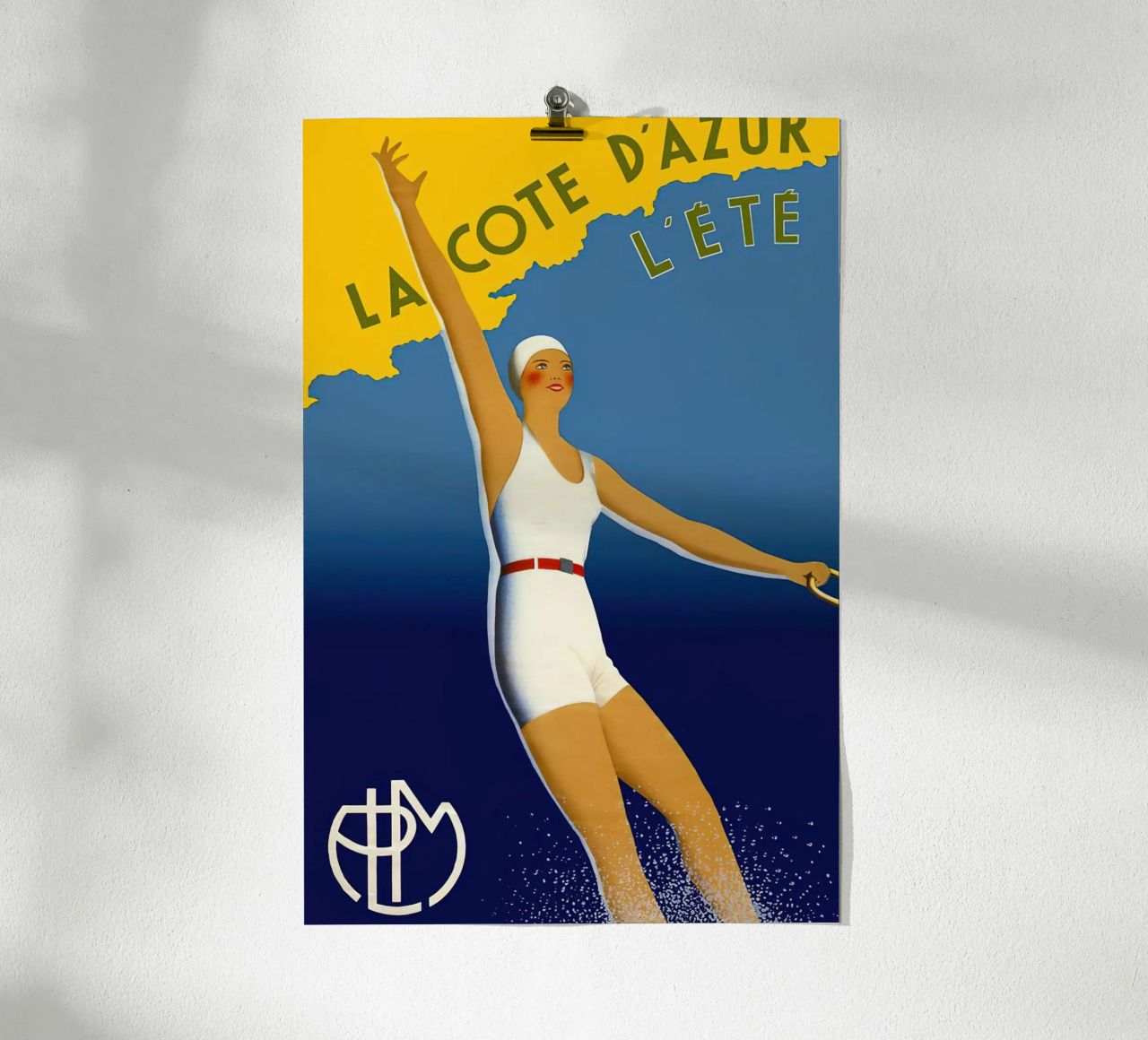 The French Riviera in summer - French Riviera poster by MIa_Dispath