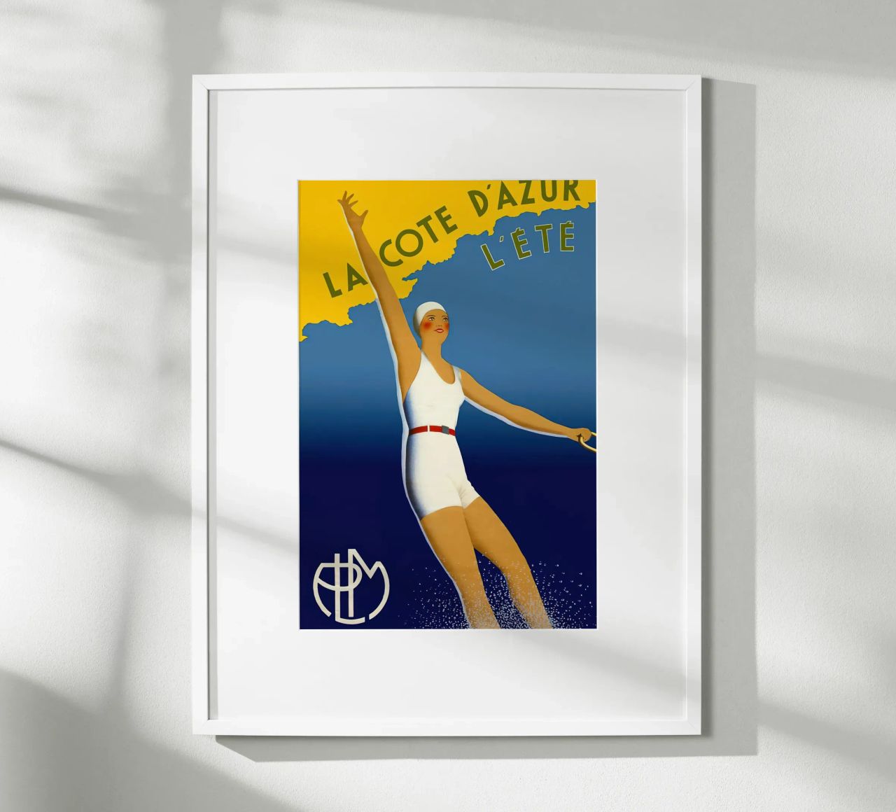 The French Riviera in summer - French Riviera poster by MIa_Dispath