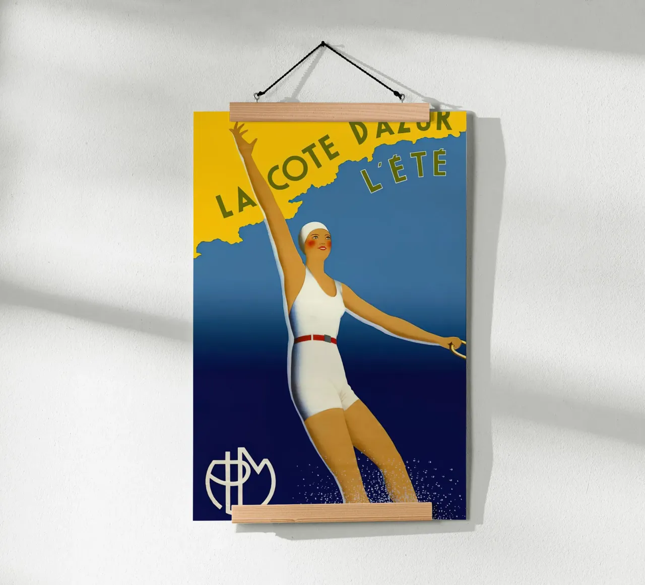 La Costa Azzurra in estate - Costa Azzurra poster da MIa_Dispath