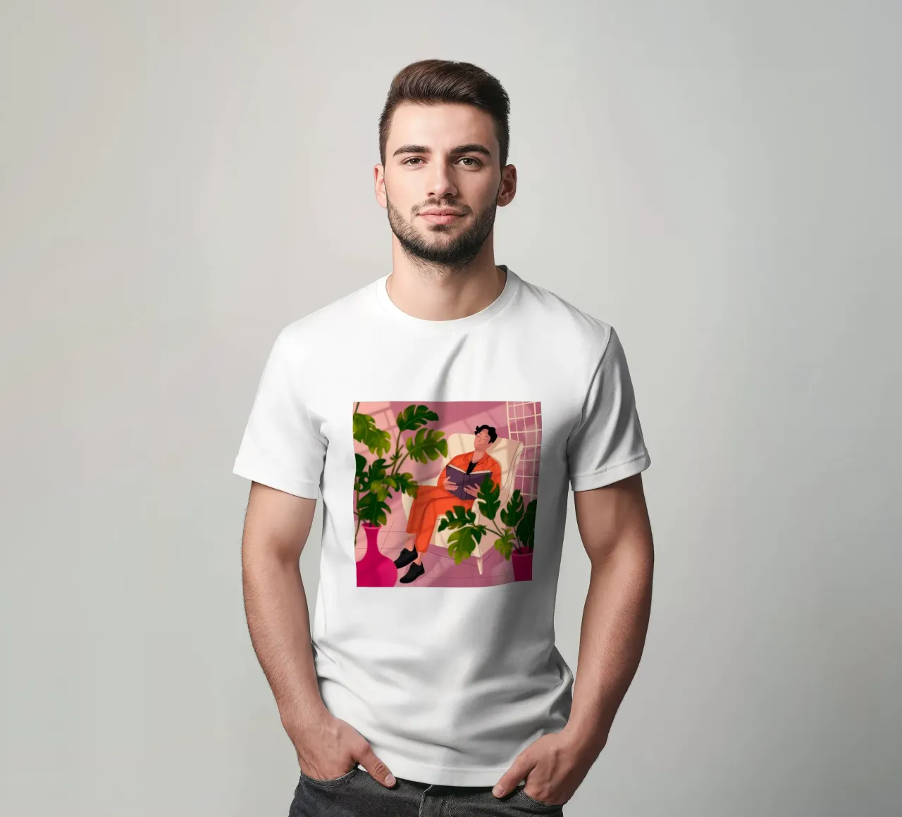 Sereno relax in giardino t-shirt da Fine Sanctuary
