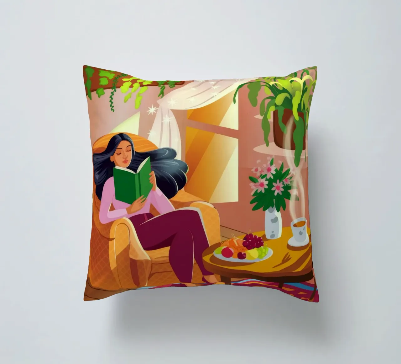 Lecture d'intérieur confortable coussin de Fine Sanctuary