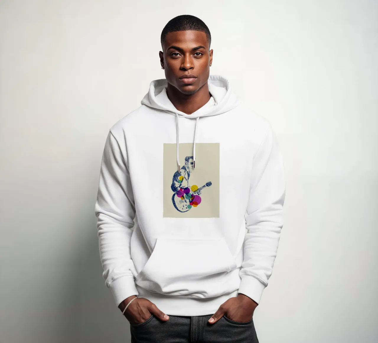 Retro Vibes felpa con cappuccio da Indigo Rain