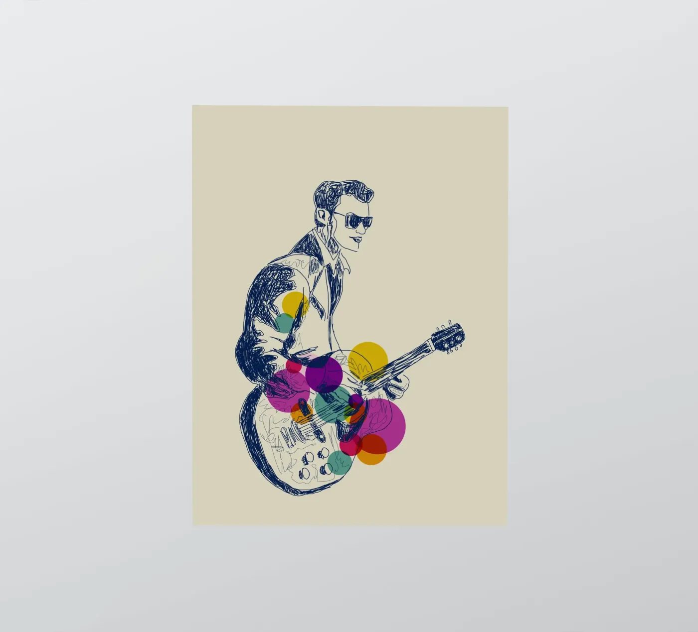 Retro Vibes sticker van Indigo Rain