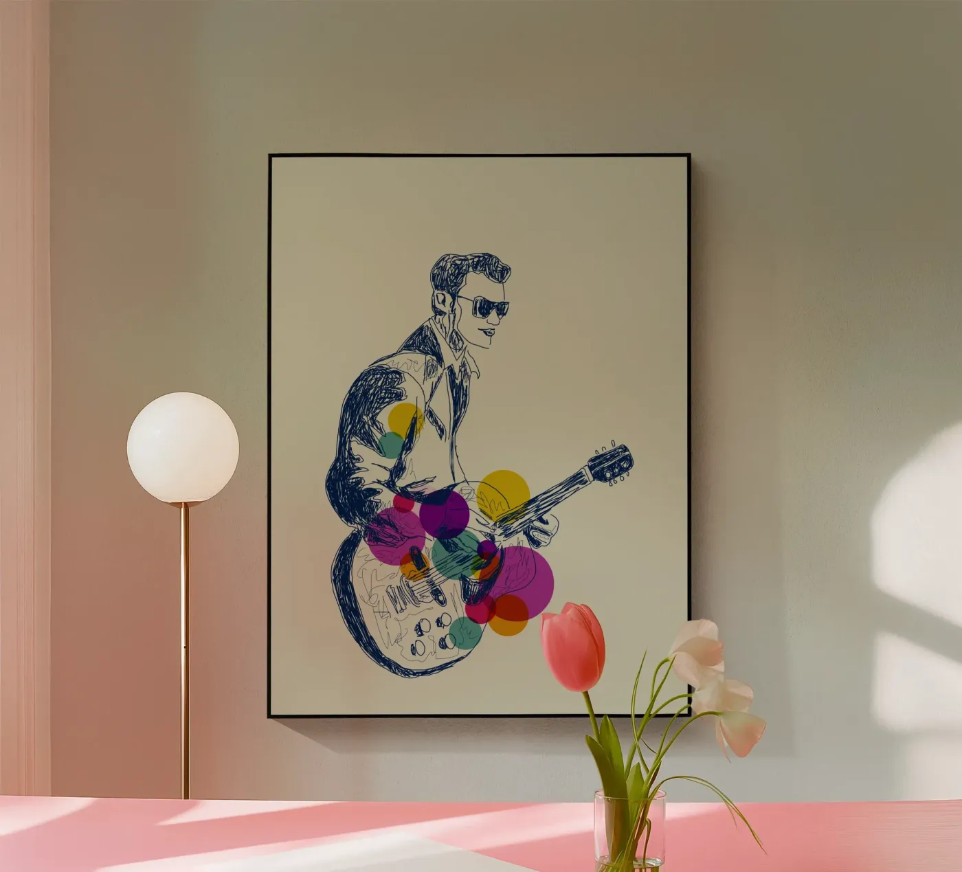 Retro Vibes Acryl-Glas von Indigo Rain