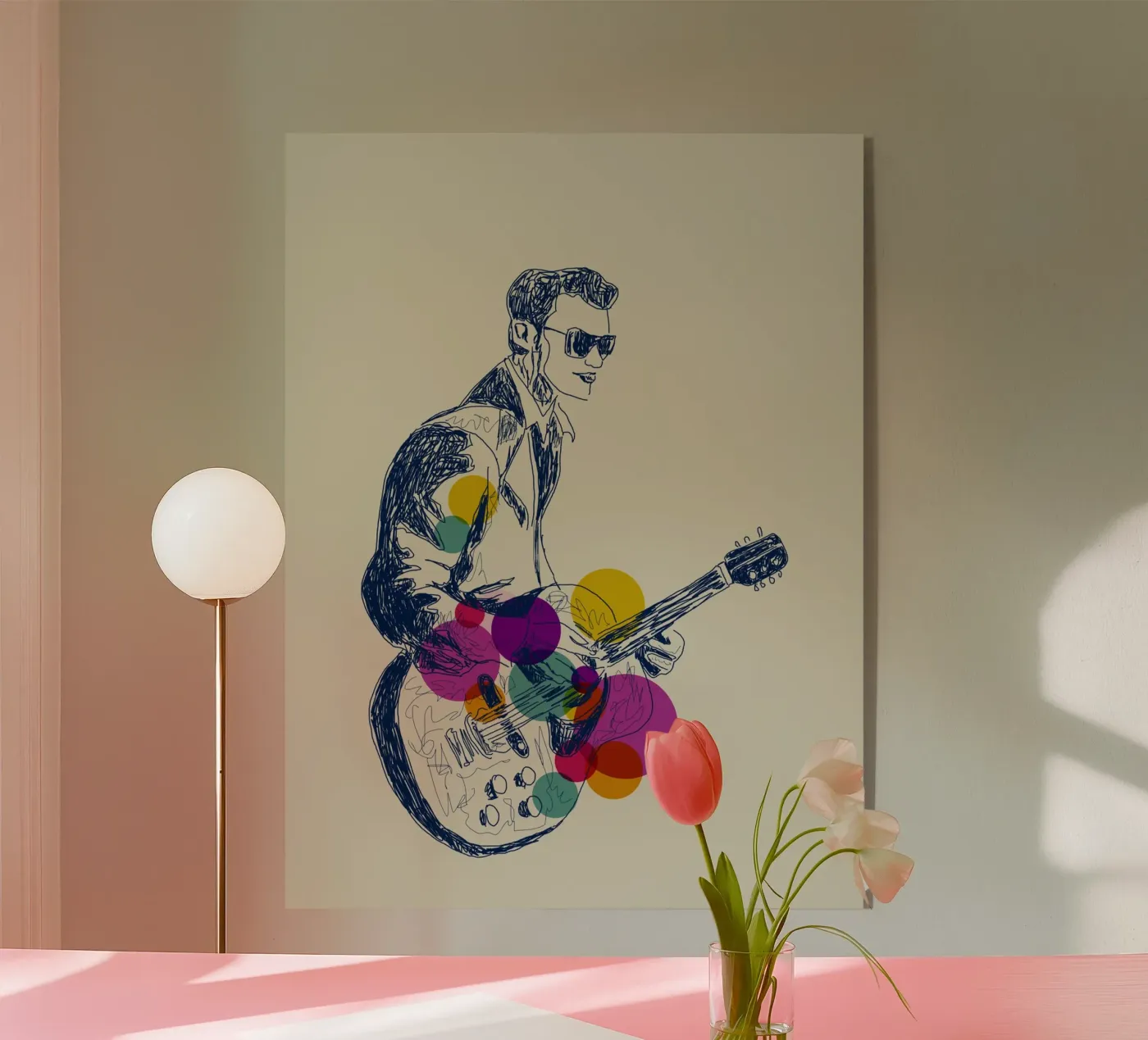 Retro Vibes Acryl-Glas von Indigo Rain