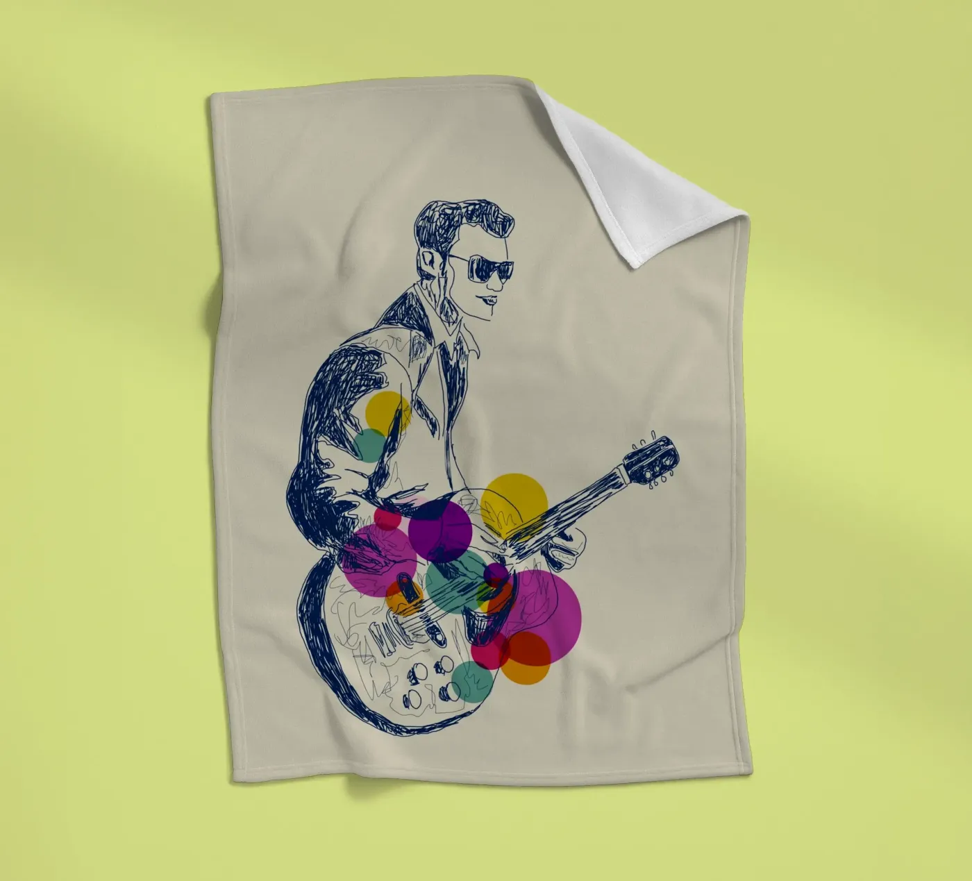 Retro Vibes fleecedeken van Indigo Rain