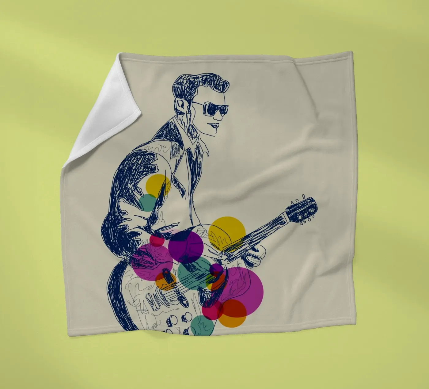 Retro Vibes fleecedeken van Indigo Rain