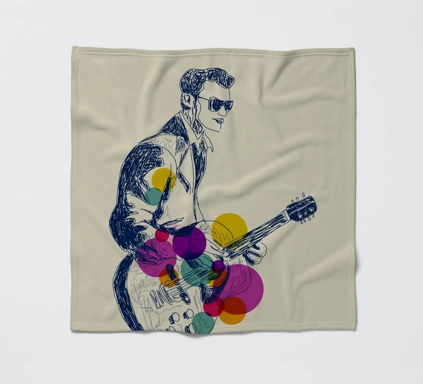 Retro Vibes fleecedeken van Indigo Rain