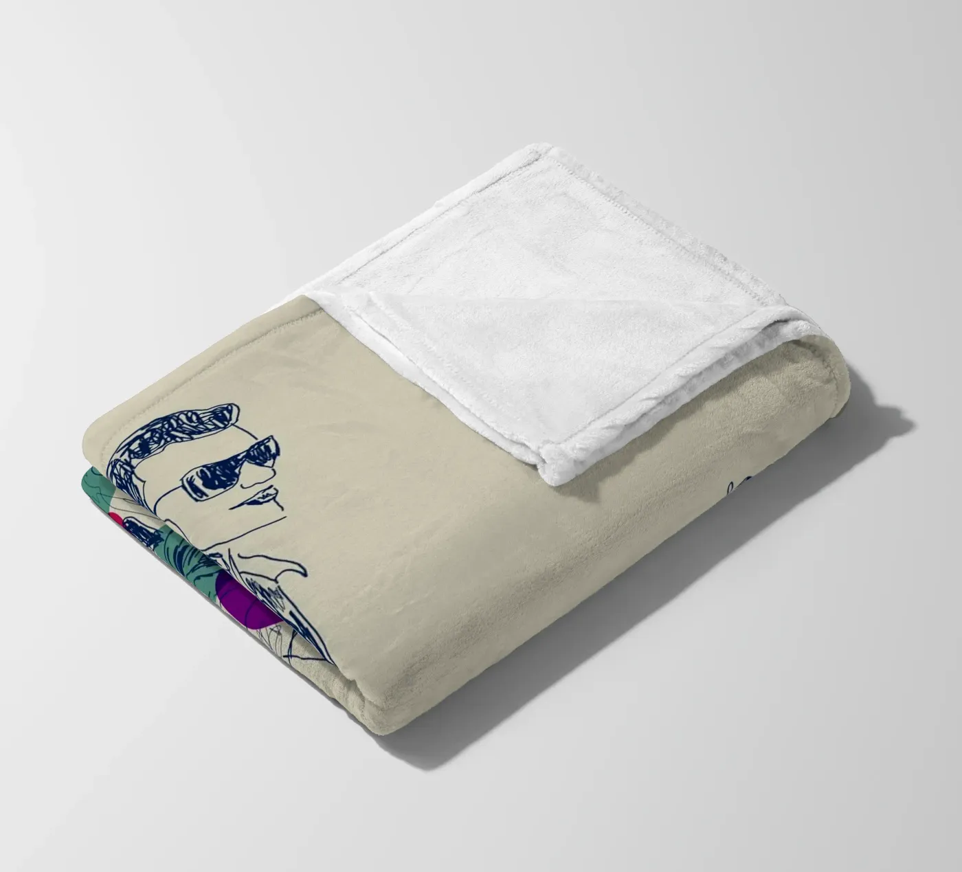 Retro Vibes fleecedeken van Indigo Rain