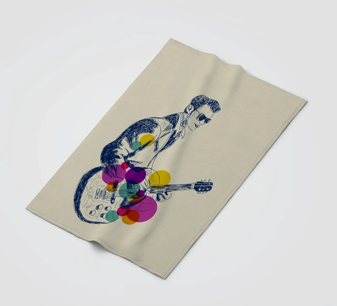 Retro Vibes fleecedeken van Indigo Rain