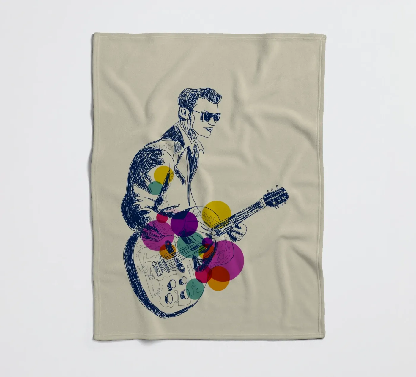 Retro Vibes fleecedeken van Indigo Rain