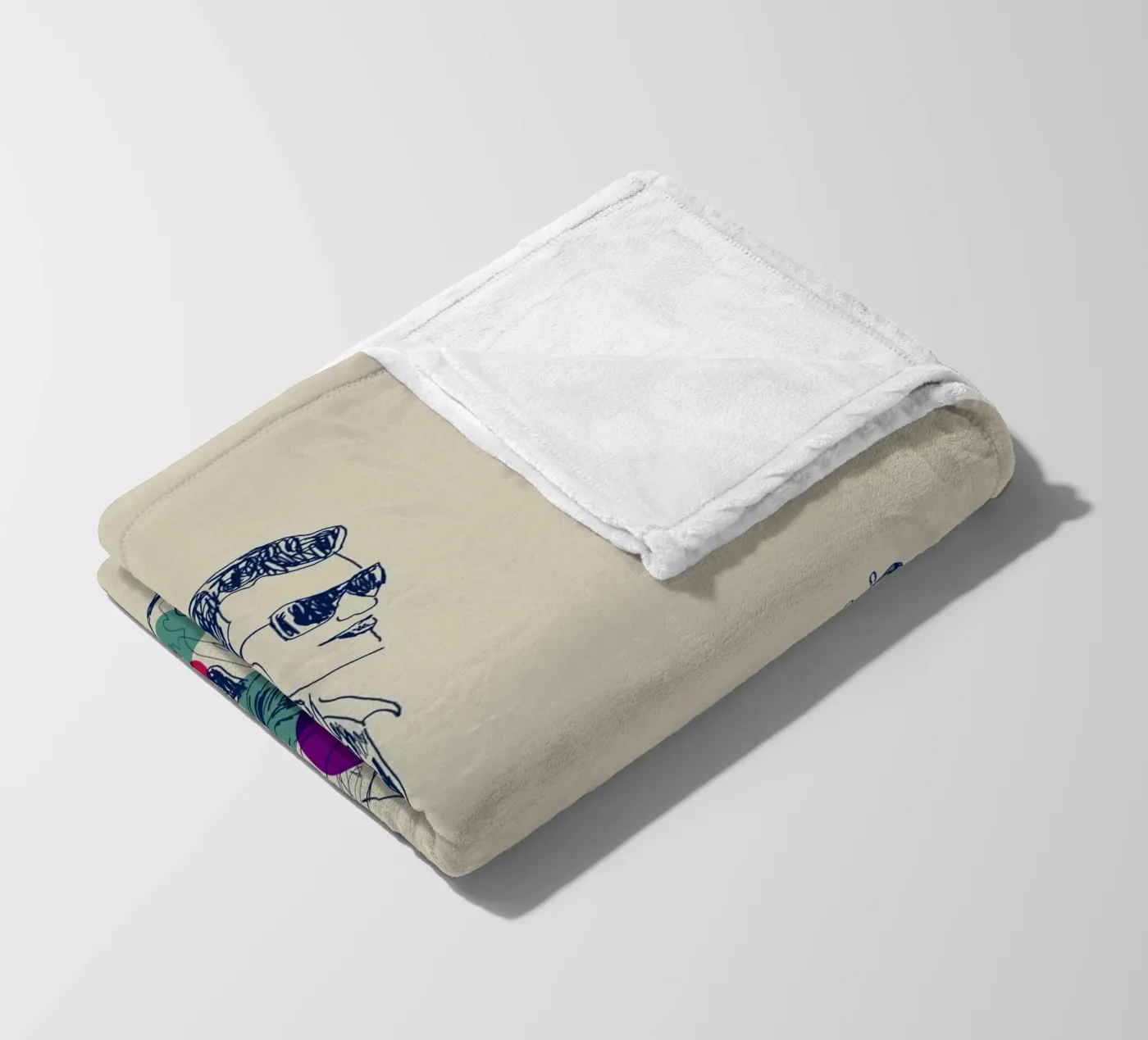 Retro Vibes fleecedeken van Indigo Rain