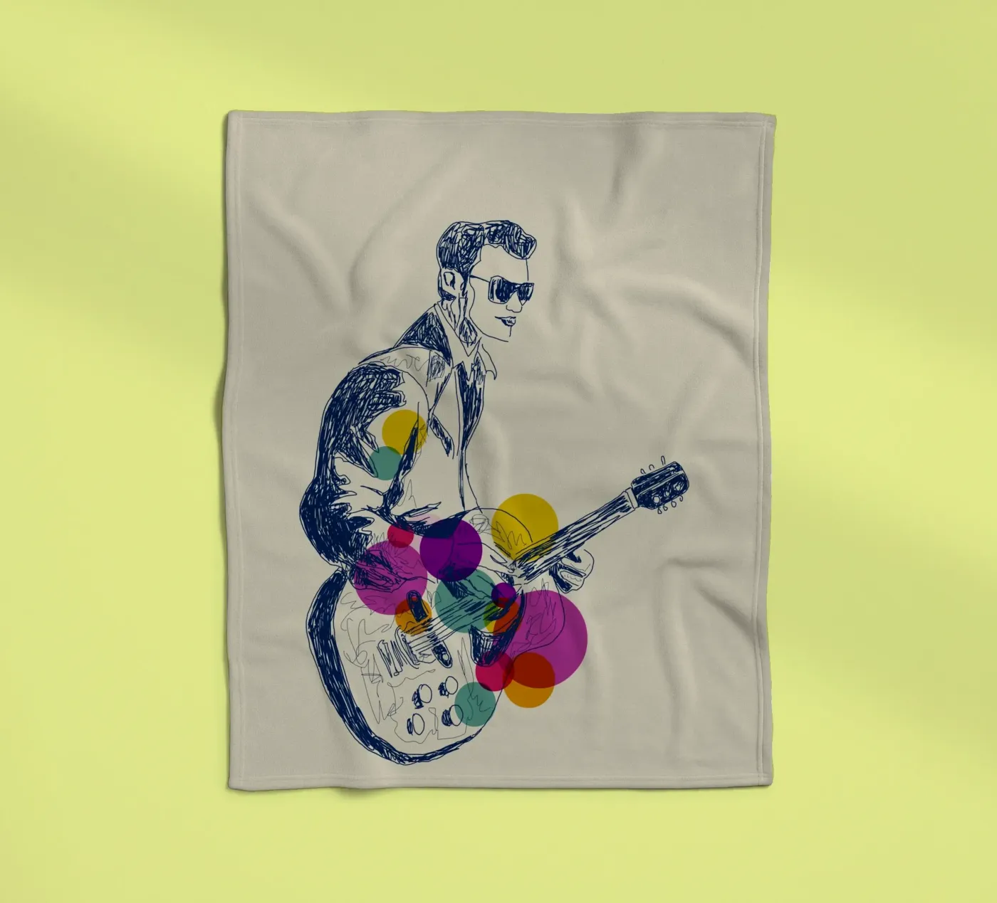 Retro Vibes fleecedeken van Indigo Rain