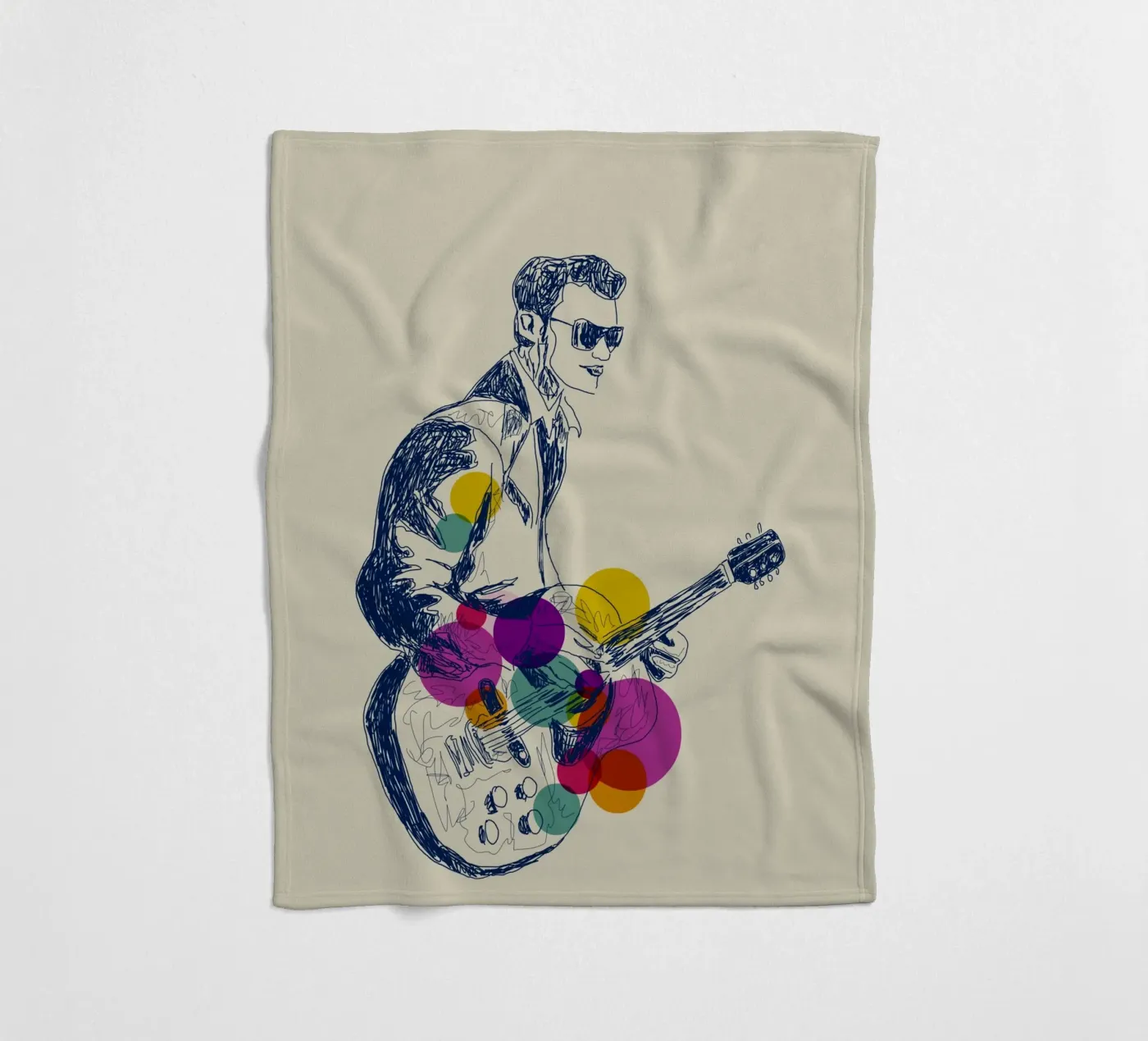 Retro Vibes fleecedeken van Indigo Rain