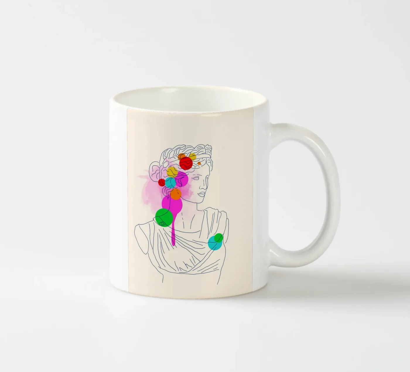 Modern Muse ceramic mug by Indigo Rain