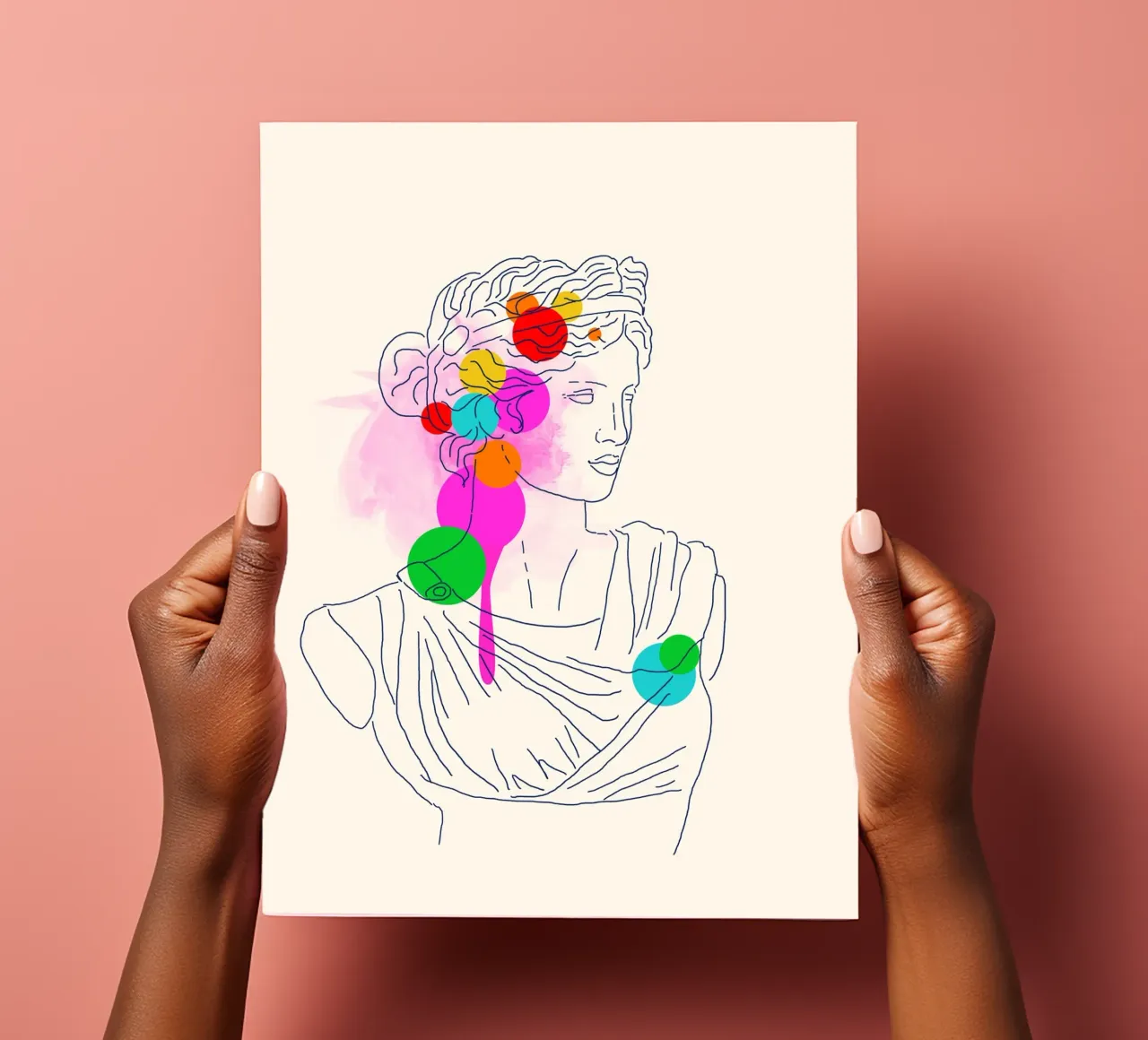 Modern Muse sticker sheet by Indigo Rain