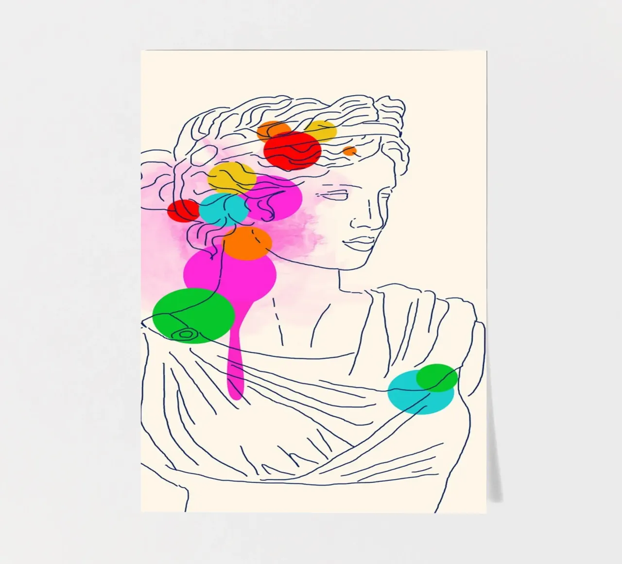 Modern Muse sticker sheet by Indigo Rain