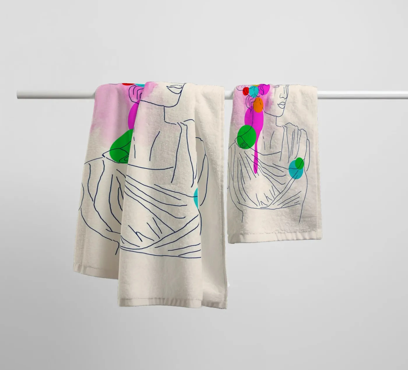 Modern Muse towel by Indigo Rain