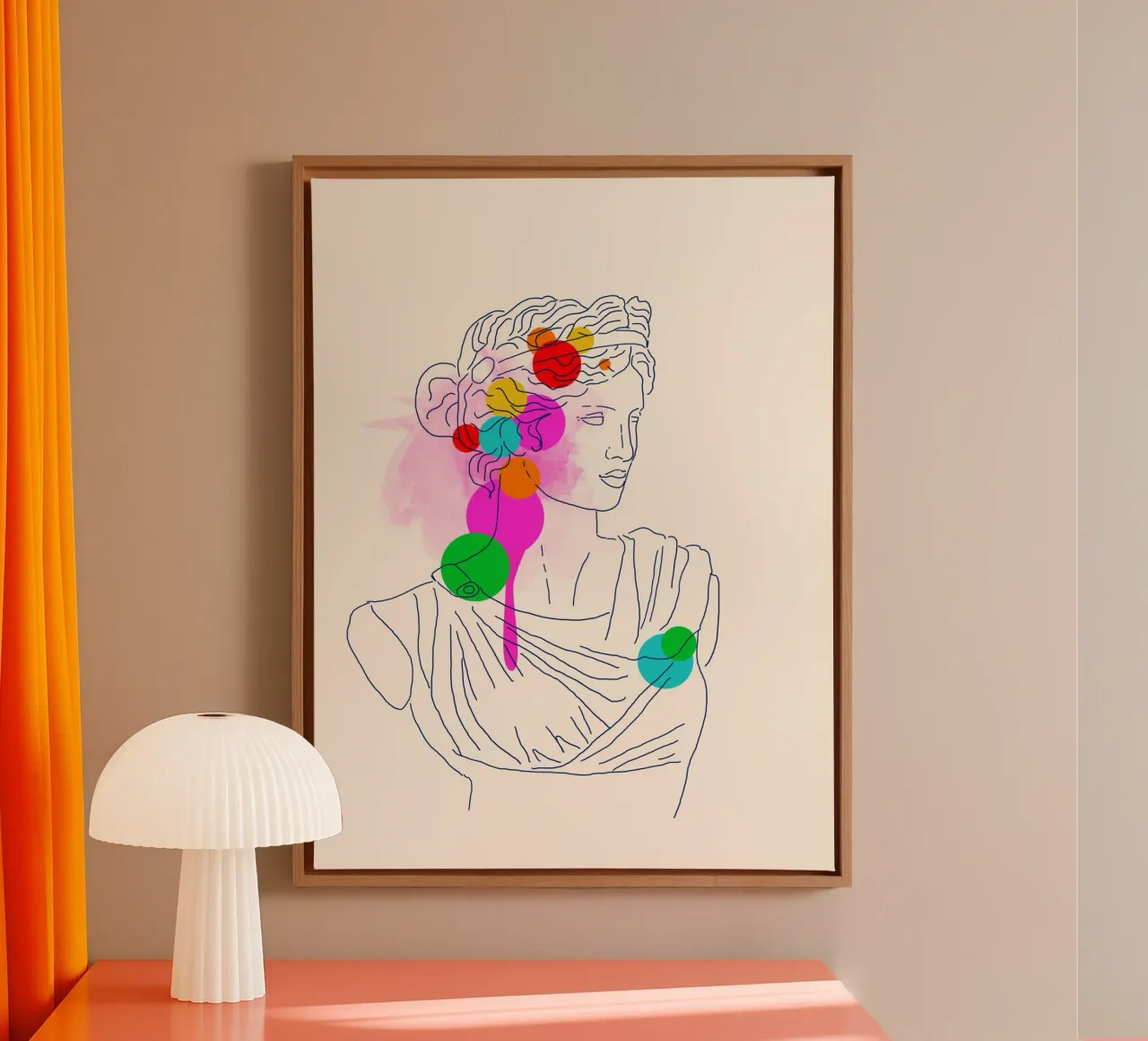 Modern Muse canvas by Indigo Rain