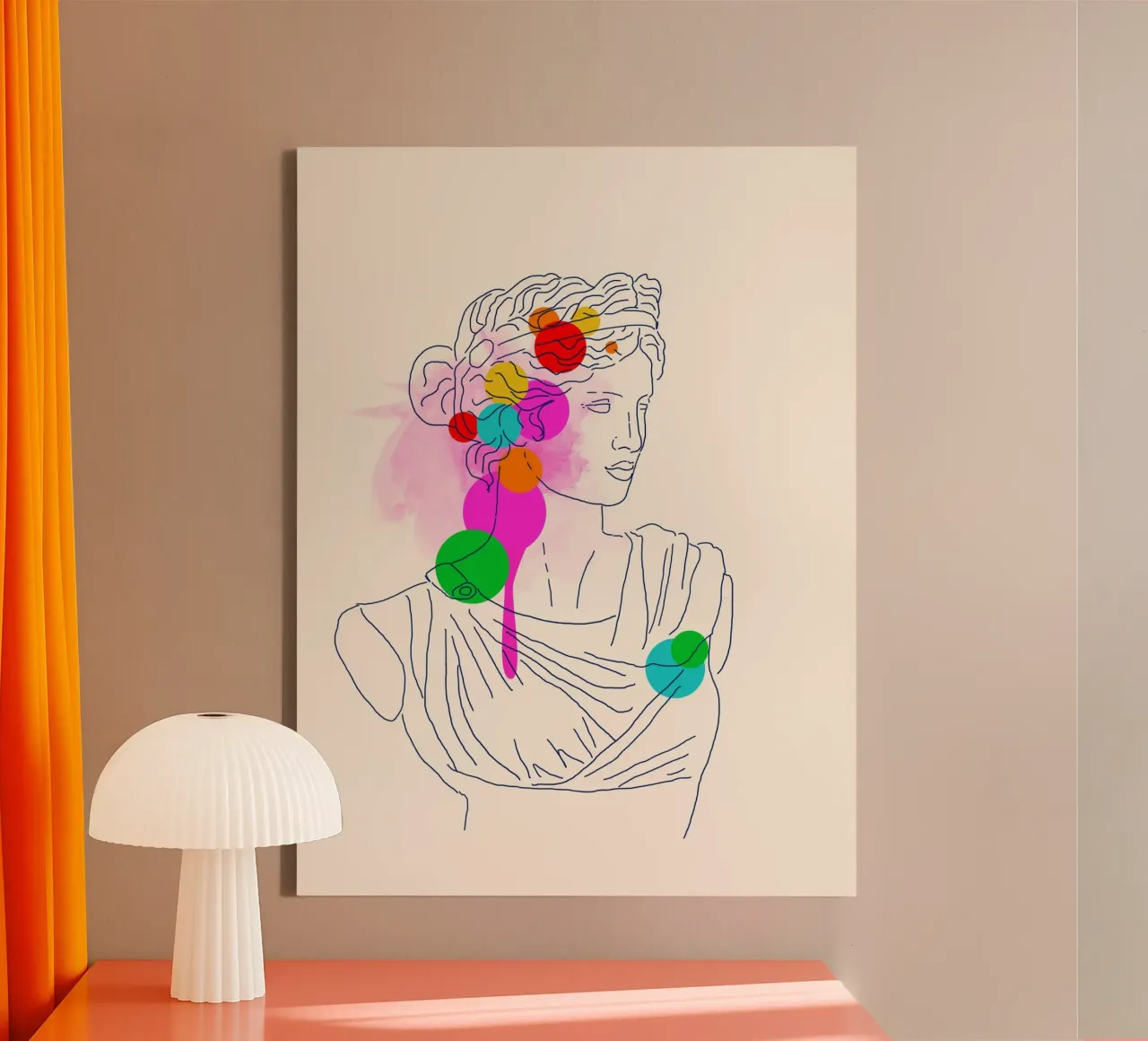 Modern Muse canvas by Indigo Rain