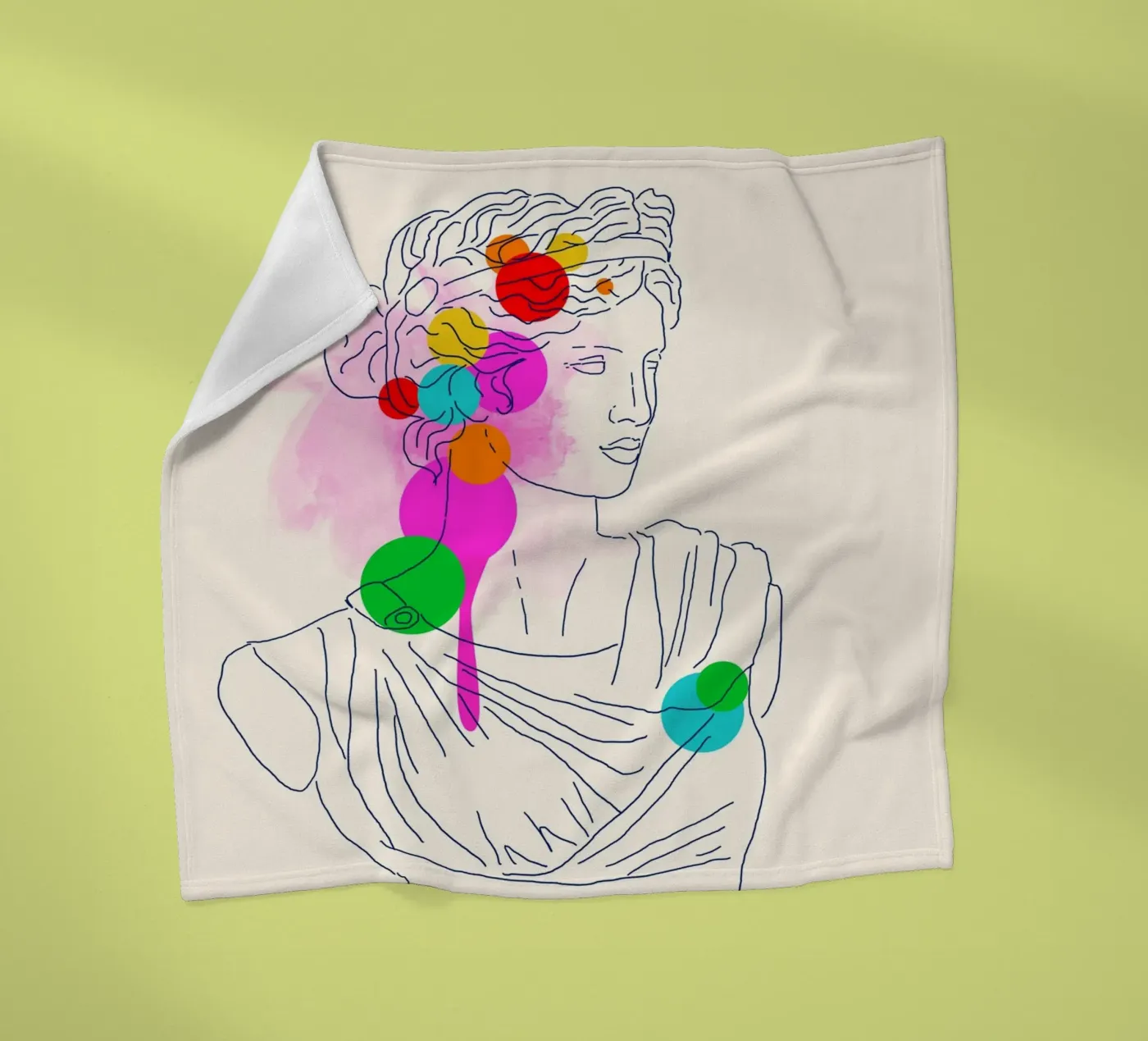 Modern Muse coperta in pile da Indigo Rain