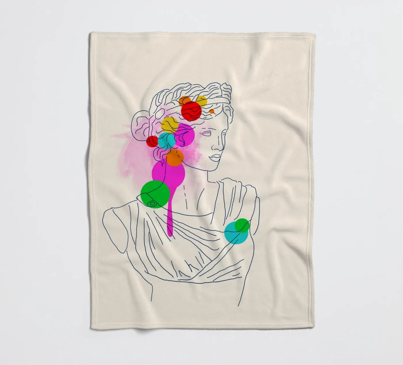 Modern Muse coperta in pile da Indigo Rain