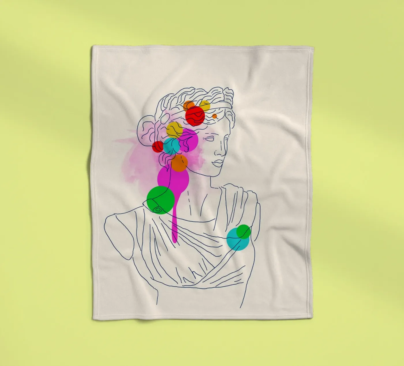 Modern Muse coperta in pile da Indigo Rain