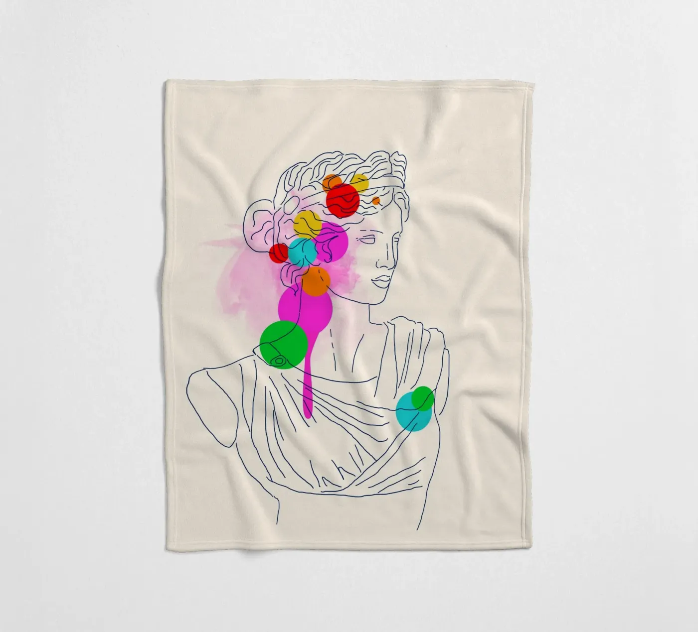 Modern Muse coperta in pile da Indigo Rain