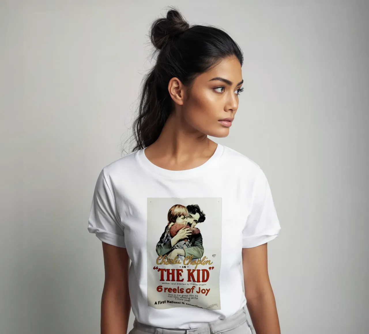 Charlie Chaplin 'The Kid' t-shirt da ARTOTHEK