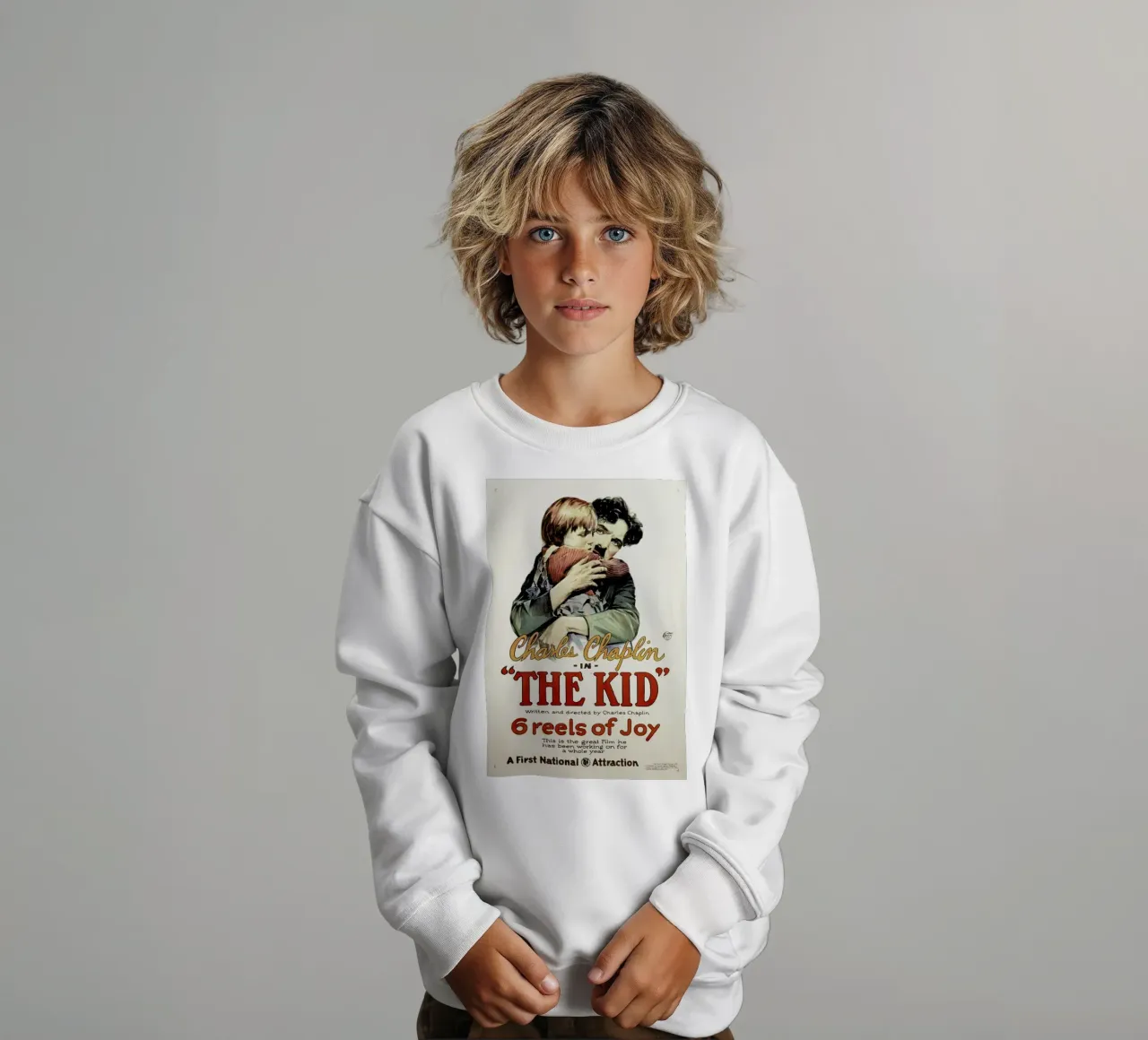 Charlie Chaplin 'The Kid' felpa bambino da ARTOTHEK