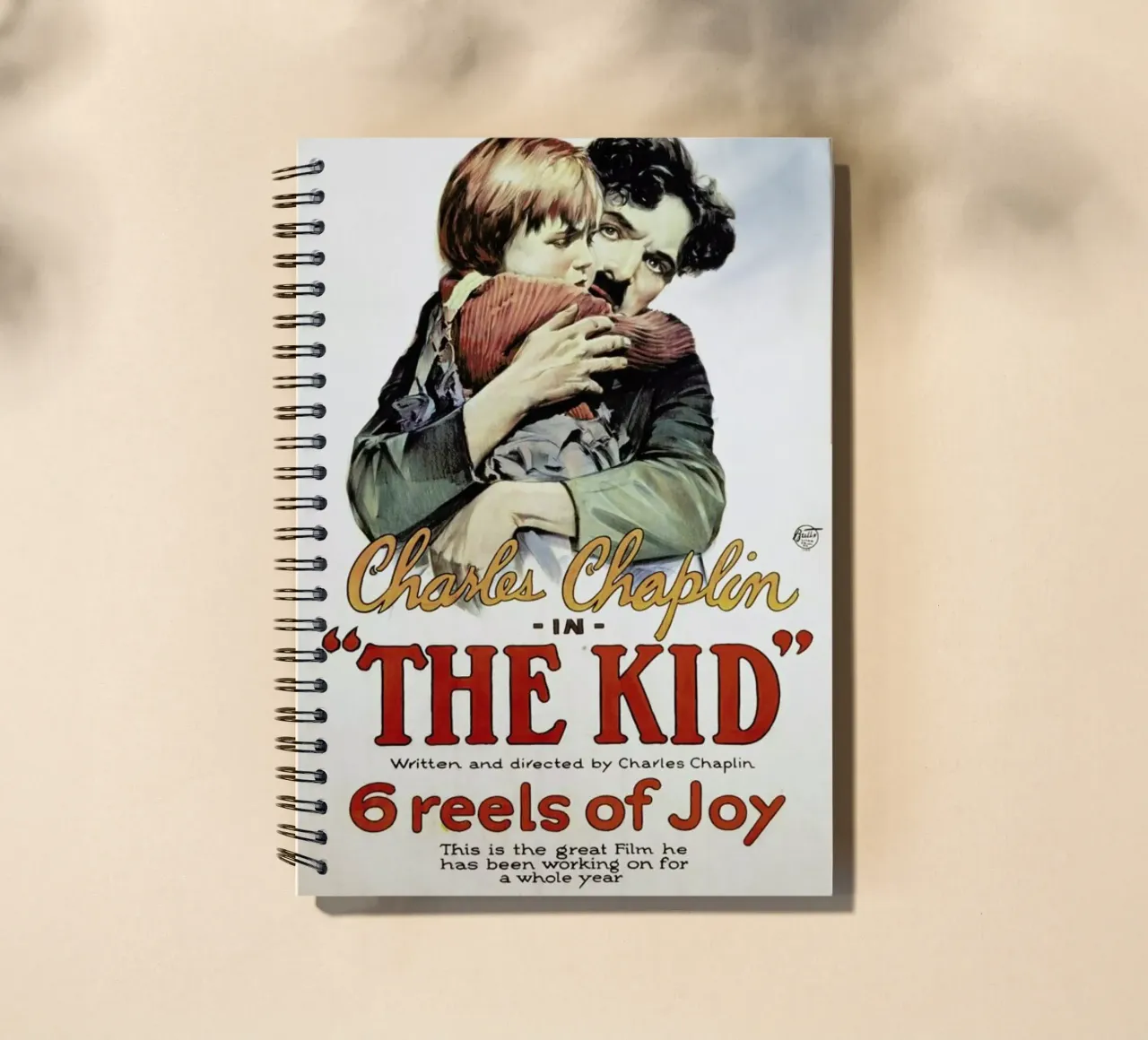 Charlie Chaplin 'The Kid' spiral notebook by ARTOTHEK